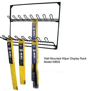 Wall Mounted Windshield Wiper Blade Display Folding Stand