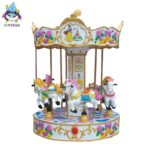 <span class=keywords><strong>Manège</strong></span> <span class=keywords><strong>de</strong></span> Noël pour enfants à 6 chevaux, parc d'attractions intérieur Guangzhou Dinibao, à vendre - Product Image 2