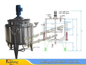 Hot Water Verwarming Batch Pasteur 200Liter