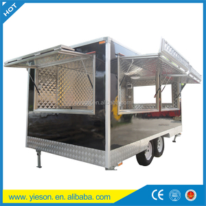 Venta superior coche comida rápida expendedora Vans perro caliente móvil caravana restaurante en venta - Product Image 3