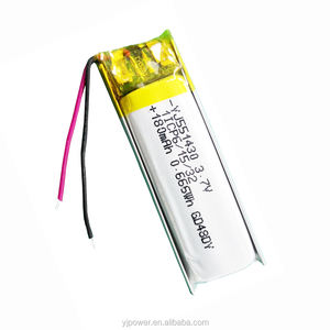 YJ 그룹 스마트 홈 ROHS 인증 리튬 폴리머 배터리 <span class=keywords><strong>551430</strong></span> 180mAh 3.7V G3J PCB 장착 (미용 마사지기용) - Product Image 2