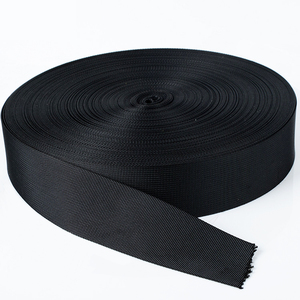 38mm 30mm 20mm Dello Zaino Personalizzato Tubolare Polipropilene PP 25mm Nero Tessitura di Nylon