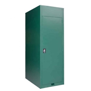 Không Thấm Nước Kim Loại Trường Bike Locker Kim Loại Xe Đạp An Toàn Locker Với Khóa Đôi Xe Đạp Đổ - Product Image 3