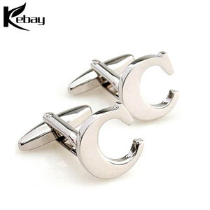 Boutons de manchette 26 lettres d'alphabet en argent, 925, vente en gros, bon marché, haute qualité - Product Image 3