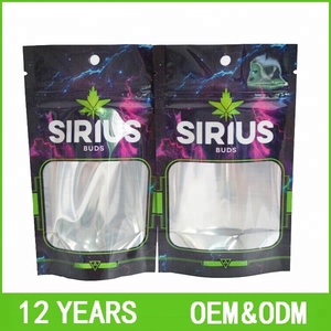 Với <span class=keywords><strong>Ziplock</strong></span> Và Nước Mắt Notch Top Chất Lượng Cao Thực Phẩm Cấp Rõ Ràng Phía Trước Foil Trở Lại Túi Túi - Product Image 4