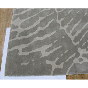 <strong>Grey</strong> and Cream Carpet Textures Motif Hand Tufted Carpet Large <strong>Rugs</strong> <strong>Living</strong> <strong>Room</strong> - Product Image 5