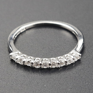 Las mujeres de plata de la joyería con cristalizado con <span class=keywords><strong>swarovski</strong></span> anillo de la joyería de la plata esterlina 925 - Product Image 1