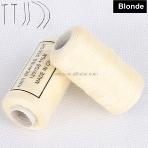 Filo per <span class=keywords><strong>Extension</strong></span> <span class=keywords><strong>Capelli</strong></span> HARMONY, Rotolo Piccolo in Cotone Nero, Marrone, Biondo, 100m-110m per Cucire <span class=keywords><strong>Extension</strong></span>, Consegna in 1-3 Giorni - Product Image 5
