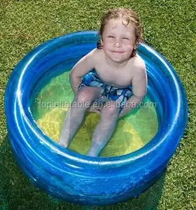 Halaman rumput plastik tiup untuk anak-anak, kolam renang bola kolam renang untuk anak-anak bermain air menyenangkan