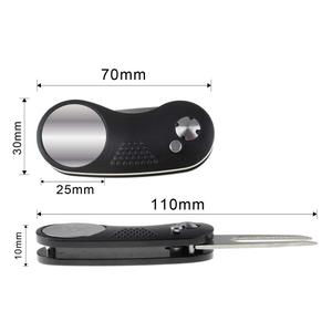 Tùy Chỉnh Chất Lượng Cao Logo Công Cụ Sửa Chữa Có Thể Thu Vào Golf <span class=keywords><strong>Divot</strong></span> Đánh Dấu Và Sân Kim Loại Bóng Golf Sản Phẩm - Product Image 5