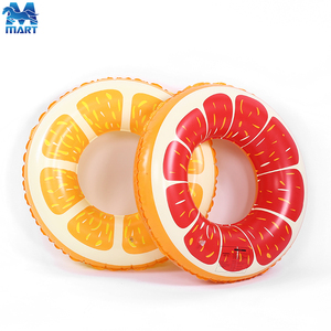 Nuevo Diseño de Flotador Inflable en Forma de <span class=keywords><strong>Donut</strong></span>, Anillo de Natación con Diseño de Fruta Naranja - Product Image 4
