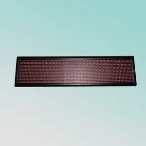 Sannce — panneau led rouge semi-extérieur, 16x80 pixels, p7.62 mm, 24v
