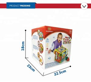 Giocattolo cubo di attività multifunzione di alta qualità per bambini gioco di apprendimento intelligente educativo per bambini con luci e suoni - Product Image 6