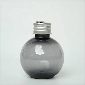 球形透明PETボール型透明プラスチックジュースボトル210 ml飲料ボトル蓋付き