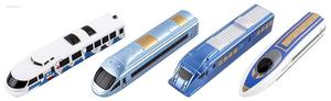 (Ensemble de 12) Trains jouets en plastique à tirer pour enfants de 2 à 4 ans - Cadeaux de fête et plaisir de jeu - Product Image 3