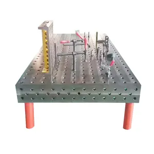 Mesa de soldadura 3D de hierro fundido ajustable, alta calidad, proveedor de china