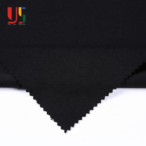 Vải dệt kim đen 60% Rayon 35% Nylon 5% Spandex Ponte Roma dùng làm khăn quàng - Product Image 4