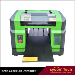 Touchscreen Interface DX5 1440*2880 DPI Flatbed UV Printer A3 Gpro 2000