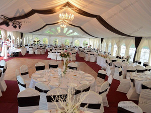 <span class=keywords><strong>Precio</strong></span> de fábrica al aire libre de lujo de la boda fiesta Carpa Decoraciones Forro Carpa para la venta - Product Image 6