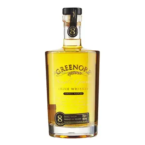 100ml 500ml 750ml Super Selce Tappo Di Sughero con Spalla Piatta Bottiglie di Vetro per il Whisky Gin Vodka Rum liquore