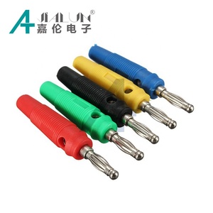 JIALUN Latón niquelado Aislante Suave 4MM Banana Plug con tornillo - Product Image 2
