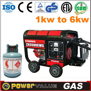 Factory Price China 3kw 3 kva Small Gas <span class=keywords><strong>Turbine</strong></span> Generator For Sale With Big Strong Frame - Product Image 1