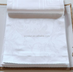 Tissu en <span class=keywords><strong>coton</strong></span> couleur unie, bleu et blanc, rayures, jacquard, <span class=keywords><strong>satin</strong></span>, dobby, hôtel - Product Image 5