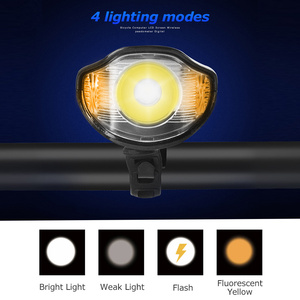 Ome USB <span class=keywords><strong>ricaricabile</strong></span> Mountain Bike luce anteriore T6 <span class=keywords><strong>torcia</strong></span> elettrica con odometro lampada e avvertenza di sicurezza LED fonte di luce per il ciclismo - Product Image 4
