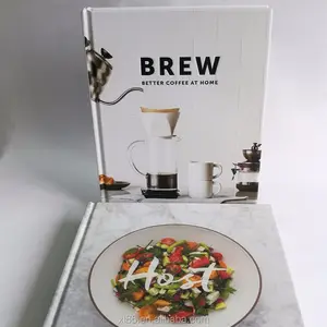 Bem projetado de alta qualidade barato personalizado fábrica de impressão do livro de mesa de café