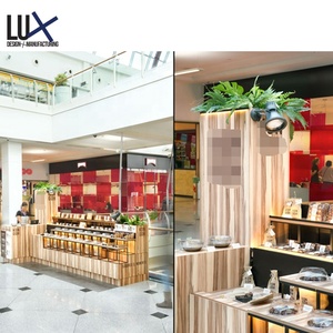 LUX personalizado de gama alta al por mayor LED Candy Display Sweet Shop Diseño Interior vitrinas de madera - Product Image 3