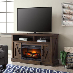 Chic, Gran <span class=keywords><strong>Oferta</strong></span>, Chimenea Eléctrica con Control Remoto, Calentador, Soporte para TV con Chimenea de Leña - Product Image 2