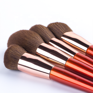 Bộ Cọ Trang Điểm Mỹ Phẩm Chất Lượng Cao 12 Chiếc Bộ Cọ Trang Điểm Nhãn Hiệu Riêng Tóc Tổng Hợp Cán Gỗ Cho Mặt/Mắt - Product Image 3