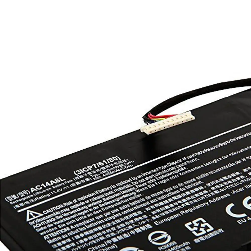 52.5Wh 11.4V replacement laptop battery AC14A8L for Acer VN7-571 VN7-591 VN7-592 VN7-791G