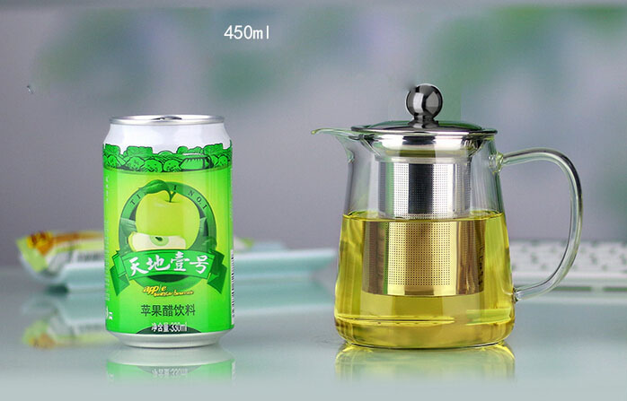 heat resistant tea pot glass/glass infusion tea pots