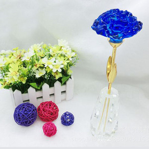 Hermosa K9 amor eterno Clavel Flor de cristal para el día de la madre - Product Image 4