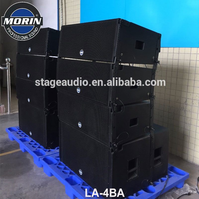 Proffesional dual 15 inch line array active subwoofer sound systems for the stage, stadium, movement performance