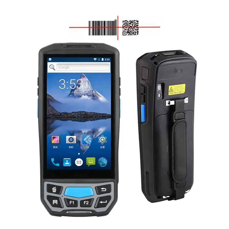 Tenuto in mano android rfid reader e writer,mobile PDA portatile uhf rfid reader con gsm palmare scanner rfid nfc terminale dati