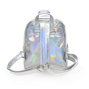 <span class=keywords><strong>Zaino</strong></span> Scolastico in PVC con Effetto Laser per Ragazze, Piccolo <span class=keywords><strong>Zaino</strong></span> da Viaggio alla Moda per Donne, Prodotto da Fabbrica Certificata BSCI - Product Image 4