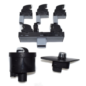 6 pcs De Rétroviseur Chromé Phare <span class=keywords><strong>Vitre</strong></span> Électrique Commutateurs pour MK6 Vento Jetta - Product Image 3