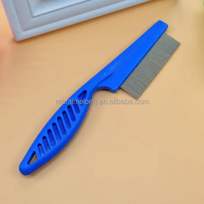 Pet comb fine teeth stainless steel needle flea comb cats and dogs combs
