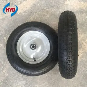 3.50-8 roda de borracha pneumática para carrinho dobrável
