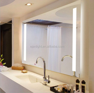 Salon phòng tắm hình chữ nhật LED thắp sáng trang trí trang điểm tường gương - Product Image 2