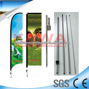 Bandera swooper para eventos, cartel con diseño de publicidad personalizado y base cruzada - Product Image 4