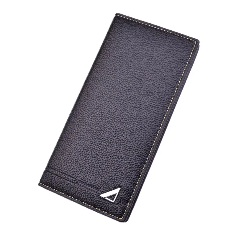 New men long wallet multifunction card bags fashion soft purse large capacity pu leather wallets