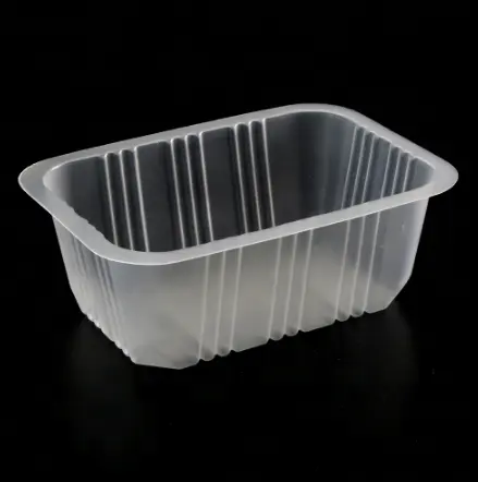 Clear Plastic PP Microwaveable Plastic Blister Voedsel Lade