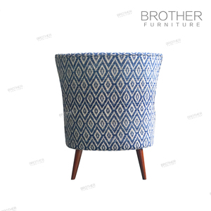 मध्य शताब्दी के कैफे फर्नीचर की कुर्सियां नीले उच्चारण कुर्सियां कभी-कभी कुर्सी आधुनिक - Product Image 5