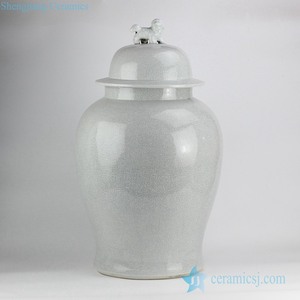 Vase décoratif de sol Art Déco RYNQ203-A, pot à gingembre en céramique vintage à glaçure craquelée avec projection de <span class=keywords><strong>chien</strong></span> Foo - Product Image 2