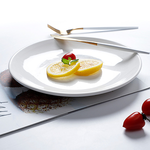 Venta caliente barato blanco redondo Porcelana placa Platos De Porcelana Para <span class=keywords><strong>Restaurante</strong></span>... de la cena de cerámica plato para restaurantes % - Product Image 6