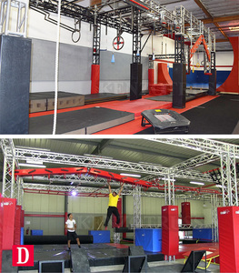 Circuito de Obstáculos American <span class=keywords><strong>Ninja</strong></span> Warrior para Parque Infantil Interior en Venta - Product Image 3
