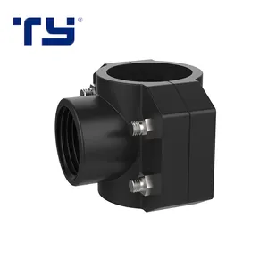 PN16 Irrigation Accessories <strong>Adding</strong> <strong>Exit</strong> Plastic PP Pipe Saddle Clamp - Product Image 1